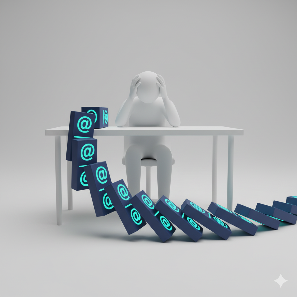 Überfülltes Postfach – E-Mails als Zeitfresser